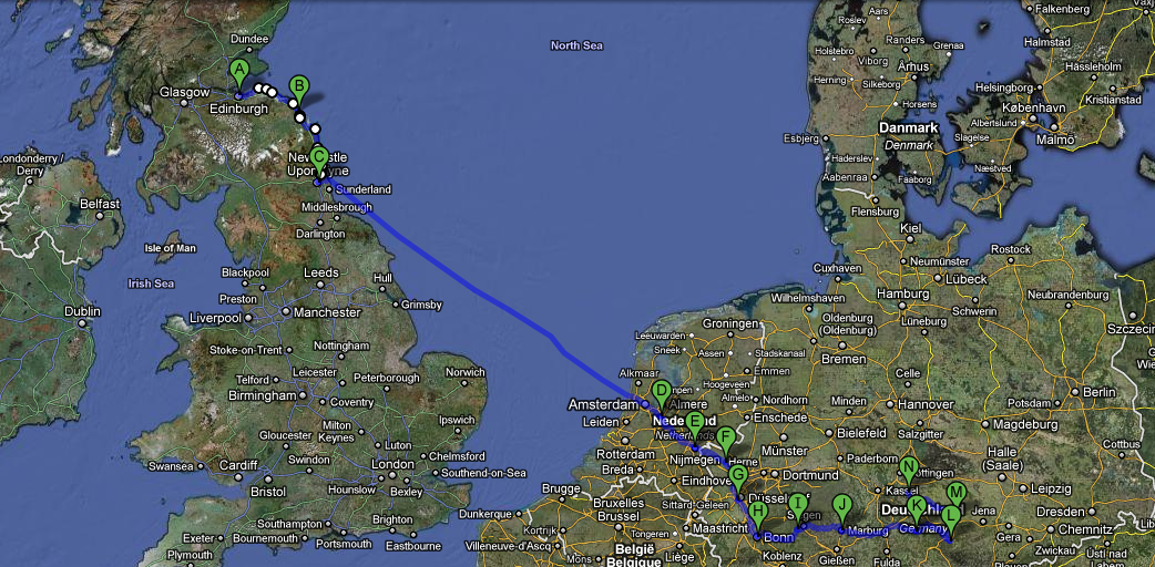 Map of Route