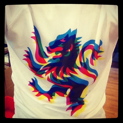 Scottish Swimming Lion