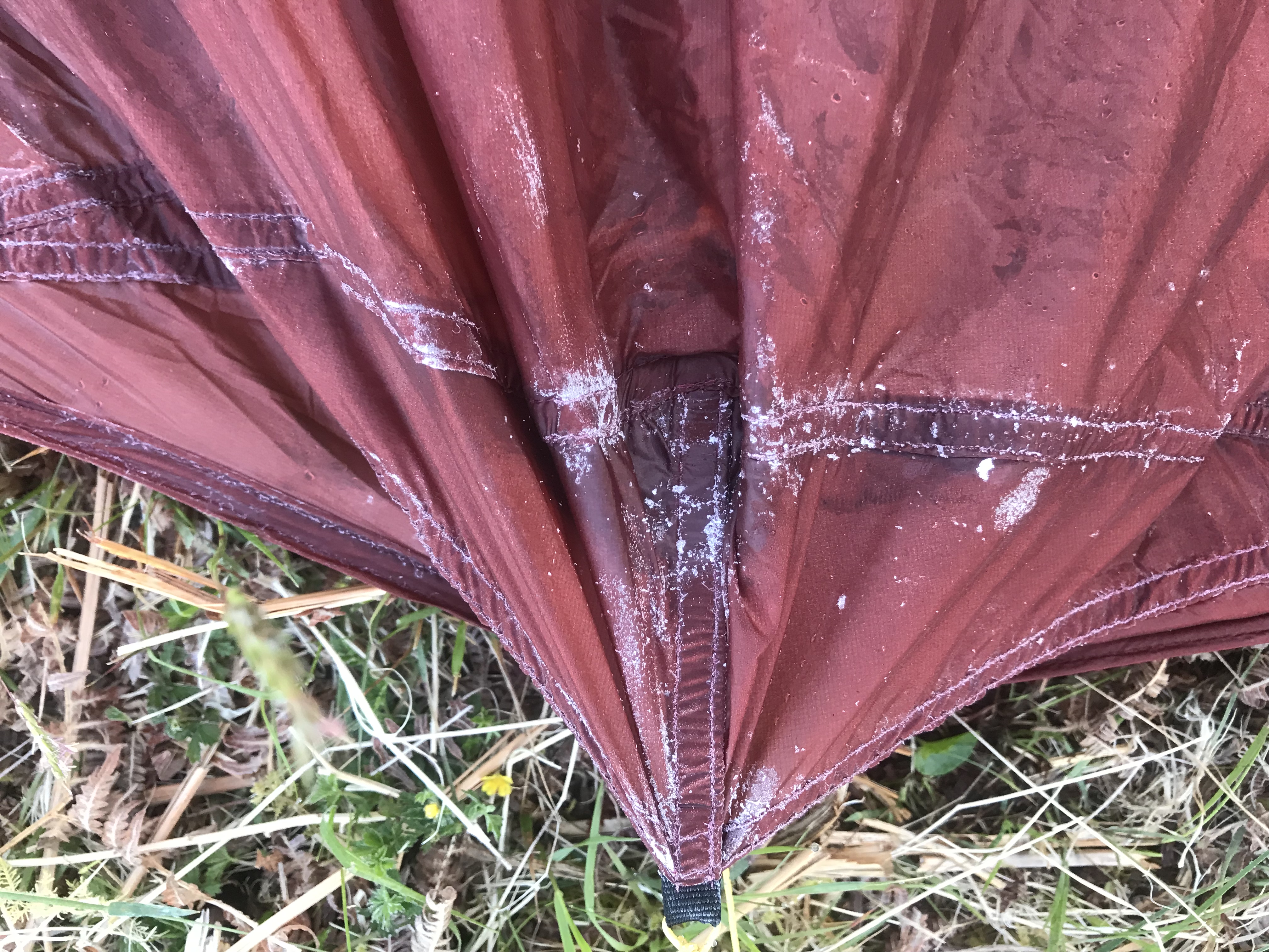 Icy tent - Highland Trail